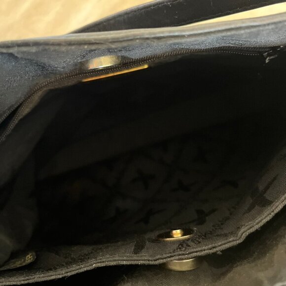 Paloma Picasso Black /Gold Leather Crossbody/Shoulder Bag - Picture 13 of 13